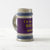 Funny Wizard Bierglas (Vorderseite Links)