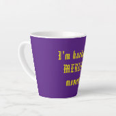 Funny Wizard Latte Tasse (Linke Ecke)