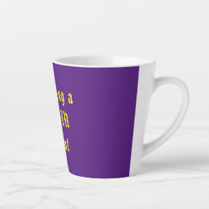 Funny Wizard Latte Tasse