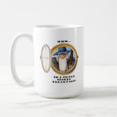 Funny Wizard Zweites Frühstück Tasse (Links)