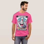 Funny Wo Seven Pin Laughing When I'M Bowling T-Shirt (Vorne ganz)