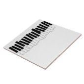 Funny Wobbly Piano Keyboard - Pianist und Musiker Fliese (Seite)