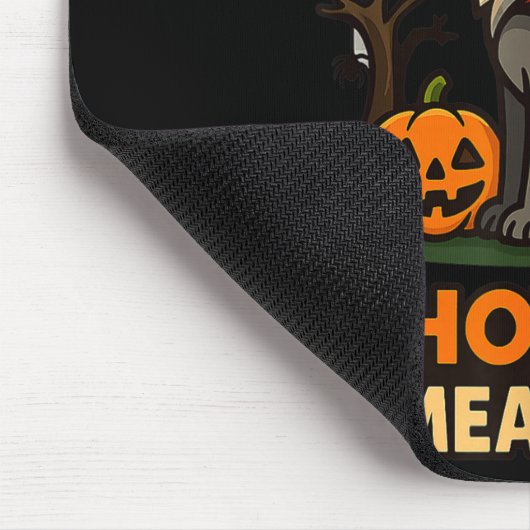 Funny Wolf Halloween Kostüm - Howl I Gemein Boo Qu Mousepad (Ecke)