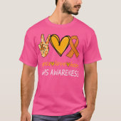 Funny Wolf Hirschhorn Syndrome Awareness Day Hope T-Shirt (Vorderseite)
