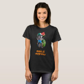 Funny Wolf mit Anthropomorphem Watermelon T-Shirt (Vorne ganz)
