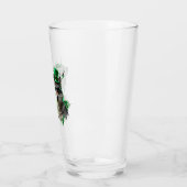Funny Wolfin Down Green Brews St Patricks Day Glas (Links)