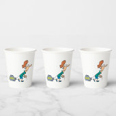 Funny Woman Carry emotionales Gepäck Pappbecher