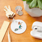 Funny Woman Carry emotionales Gepäck Schlüsselanhänger