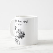 Funny Woman Cartoon Kaffeetasse (Vorderseite Links)