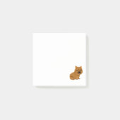 Funny Wombat Primitive Art Post-it Klebezettel (Vorderseite)