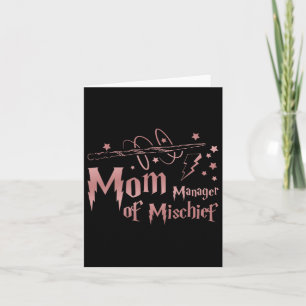Funny Women Magical Mama Manager der Mischief Mutt Karte