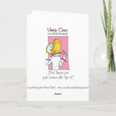 Funny women Spaß card - Nichts ist unmöglich! Karte (Rückseite)