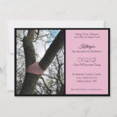 Funny Women Woods & Booze Lady Party Einladung (Rückseite)