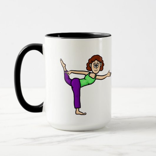 Funny Women Yoga Tasse (Links)
