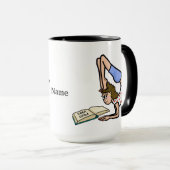 Funny Women Yoga Tasse (VorderseiteRechts)