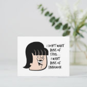 Funny Women's Gift Postkarte (Stehend Vorderseite)
