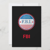 Funny Womens Police Mugshot Birthday Joke Einladung (Rückseite)