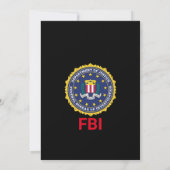 Funny Womens Police Mugshot Birthday Joke Einladung (Rückseite)