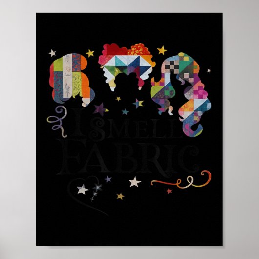 Funny Womens Quilter Nähen Ich rieche Poster (Vorne)