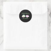Funny Womens St. Patricks Day Runder Aufkleber (Tasche)