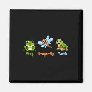 Funny Womens Subtle Political Humor Frog Dragonfly Magnet