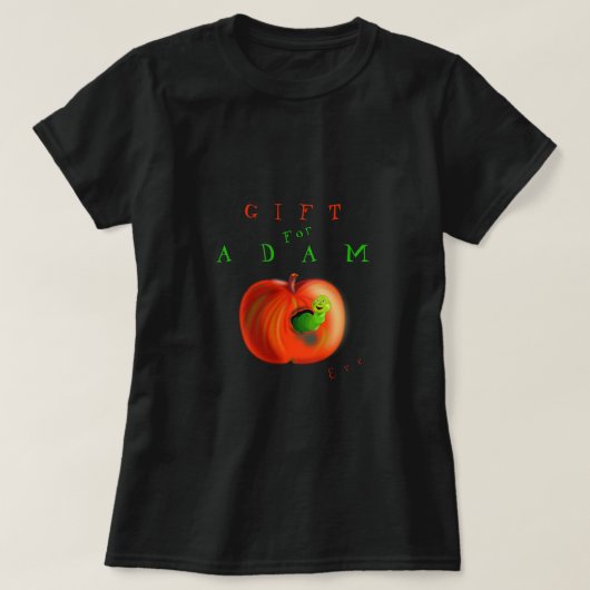 Funny Women's T - Shirt Paradise Apple Geschenk fü (Design vorne)