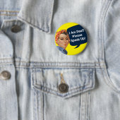 Funny Womens Vintag Rosie the Riveter Taubheit Button (Beispiel)