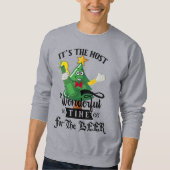 Funny Wonderful Time of For The Biere Christmas Sweatshirt (Vorderseite)