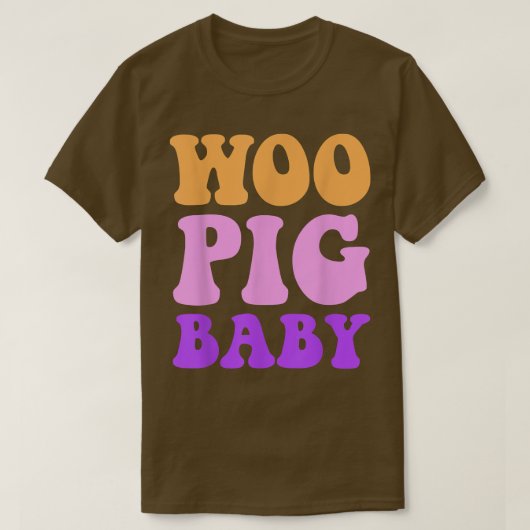 Funny Woo Pig Baby Apparel  T-Shirt (Design vorne)