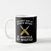 Funny Wood Carving Whittling Holzbearbeitungs Carp Kaffeetasse (Links)