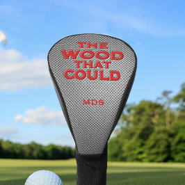Funny Wood, das Monogram Golf Driver Cover Golf Headcover