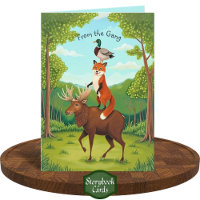 Funny Woodlands Tiere Stack Vermisst Sie werden gu