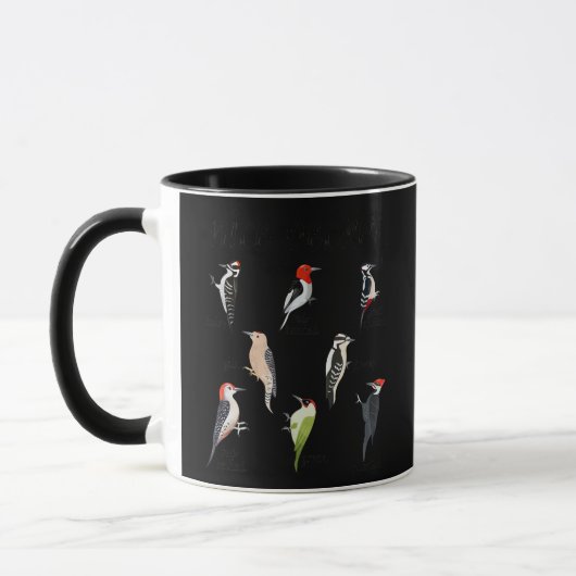 Funny Woodpecker Vogelbeobachter Nice Pecker Tasse (Links)