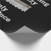 Funny Woodworker Carpenter Gift Geschenkpapier (Ecke)