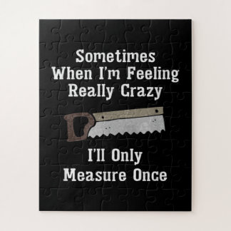 Funny Woodworker Carpenter Gift Puzzle