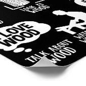 Funny Woodworking Carpenter Dinge, die ich in mein Poster (Ecke)