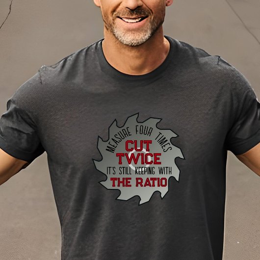 Funny Woodworking DIY Vater Handyman Spaß zweimal T-Shirt
