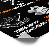 Funny Woodworking Things I Do In My Spare Time Poster (Ecke)