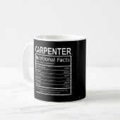Funny Woodworking Vater Carpenter Carpenter Kaffeetasse (Vorderseite Links)