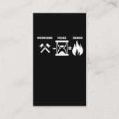 Funny Woodworking Zitat Woodworker Witz Feuerholz Visitenkarte (Vorderseite)