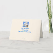 Funny Wooley Sheep wird gut Karte (Rückseite)