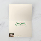 Funny Wooley Sheep wird gut Karte (Innenseite)