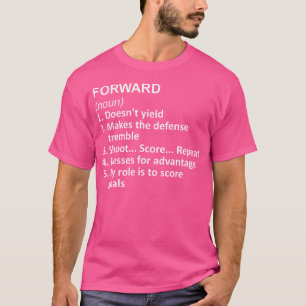 Funny Word Definition Fußball Forward Quotes Vocab T-Shirt