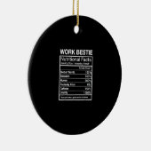 Funny Work Bestie Definition, Unglaublich witzig C Keramik Ornament (Rechts)