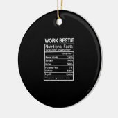 Funny Work Bestie Definition, Unglaublich witzig C Keramik Ornament (Links)