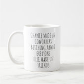 Funny Work bestie / Office Coworker Best Friends Kaffeetasse (Links)