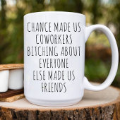 Funny Work bestie / Office Coworker Best Friends Kaffeetasse