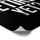 Funny Work - Bin ich ermüdet doch_ Poster (Ecke)