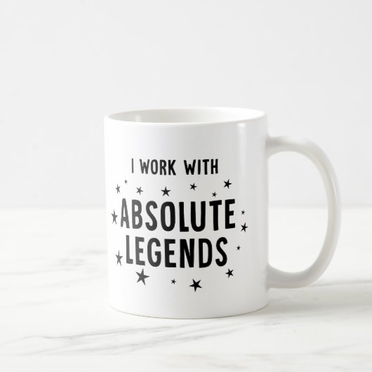 Funny Work Colleague, arbeite ich mit absoluten Le Kaffeetasse (Rechts)