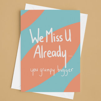 Funny Work Colleague Viel Glück Karte